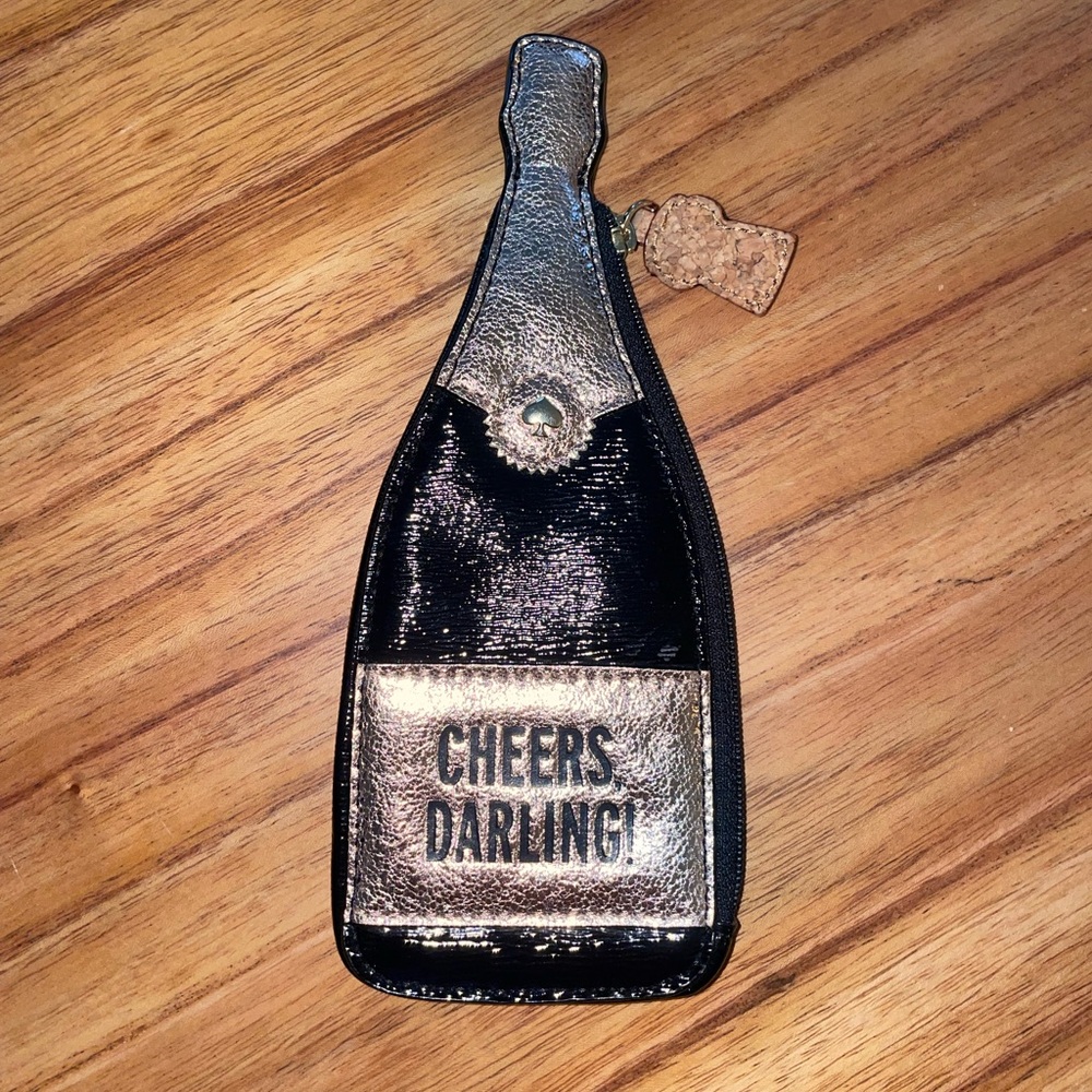 Kate Spade Champagne Bottle Coin Purse